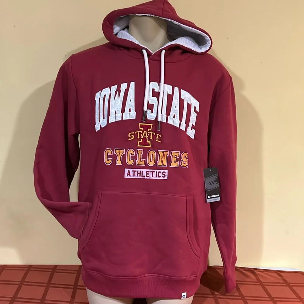 Iowa cyclones NCAA men’s large premium embroidered sweatshirt heavy new - Picture 1 of 10